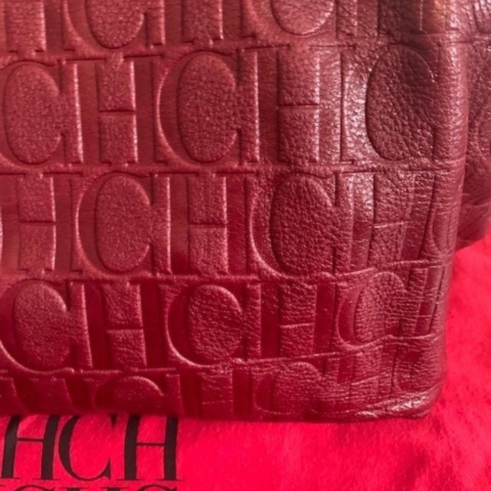 Carolina Herrera leather tote